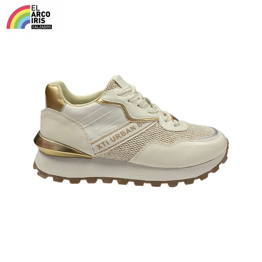 DEPORTIVA MUJER XTI 141086 BEIGE