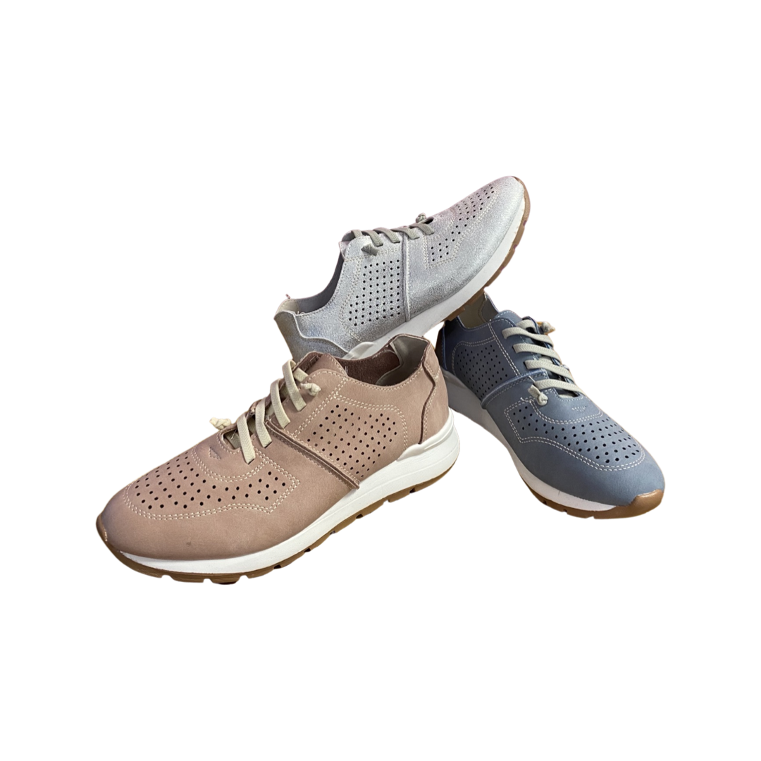 ZAPATO DEPORTIVO MUJER FLEX 313N PLATA