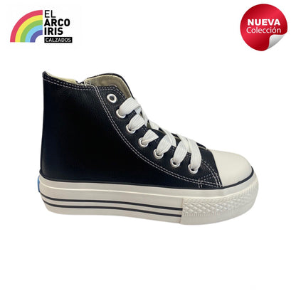 DEPORTIVA NIÑA MUSTANG 81194 NEGRA