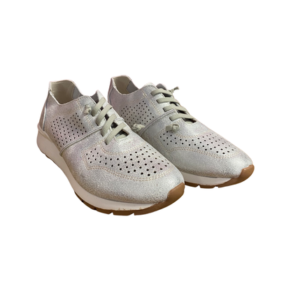 ZAPATO DEPORTIVO MUJER FLEX 313N PLATA