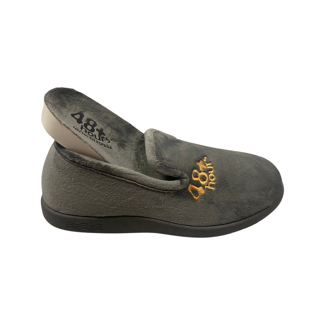 ZAPATILLA HOMBRE CASA 48HORAS 329201 GRIS