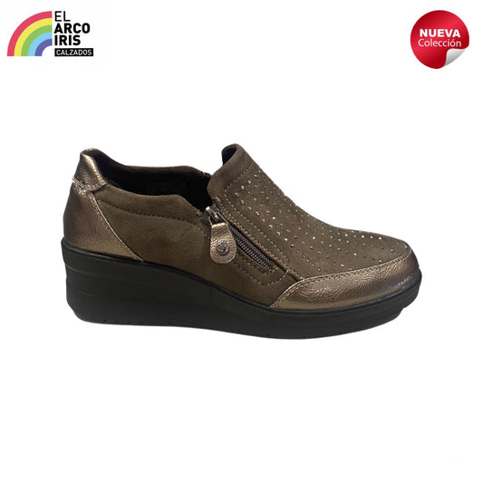 ZAPATO MUJER AMARPIES 22405 TAUPE