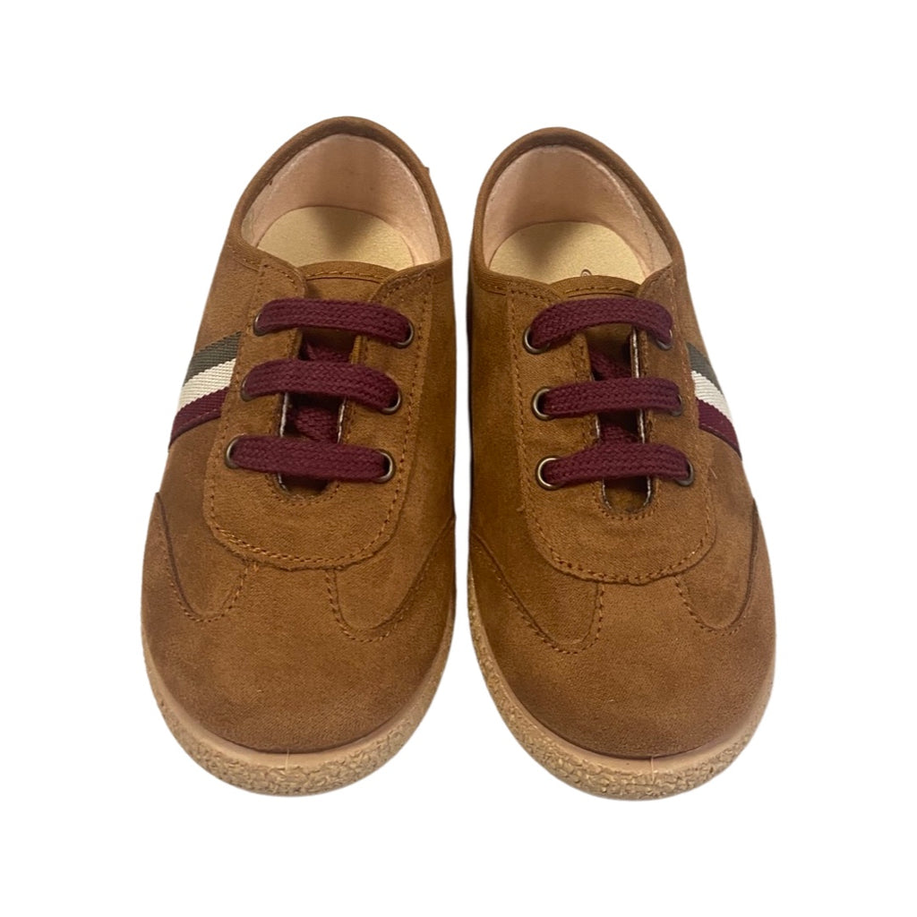 ZAPATO NIÑO TOKOLATE 2135 CUERO