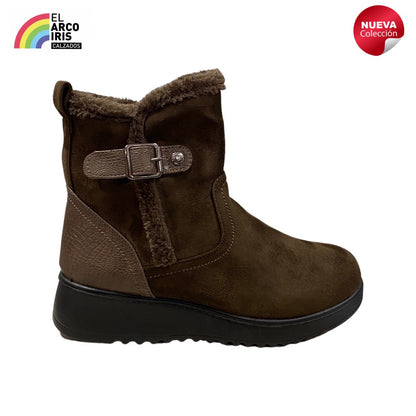 BOTIN MUJER AMARPIES 22411 TAUPE