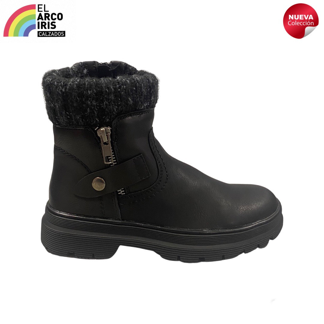 BOTA NIÑA DEITY 20510 NEGRO