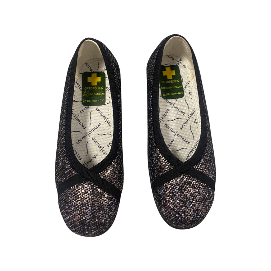 ZAPATILLA MUJER DOCTOR CUTILLAS 741 NEGRO