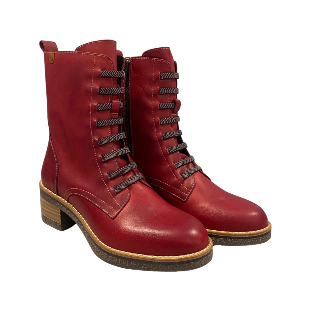 BOTA MUJER VALERIAS ROJA