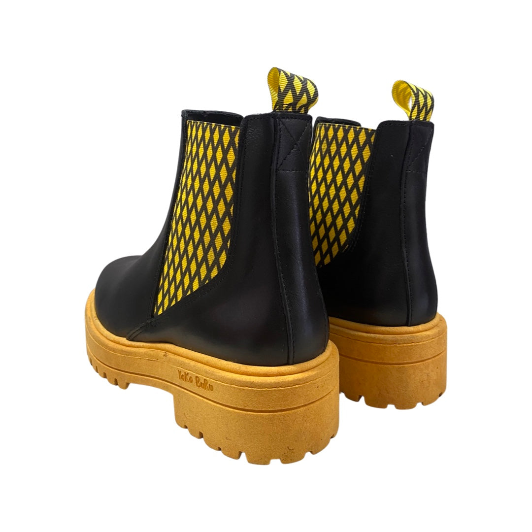 BOTA MUJER YOKO BURU MARTE AMARILLO