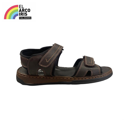 SANDALIA HOMBRE 48HORAS 217402 MARRÓN