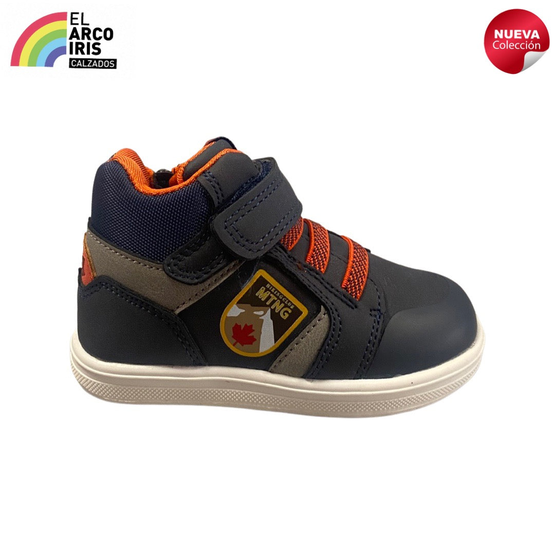 BOTA NIÑO MUSTANG 48654 NAVY