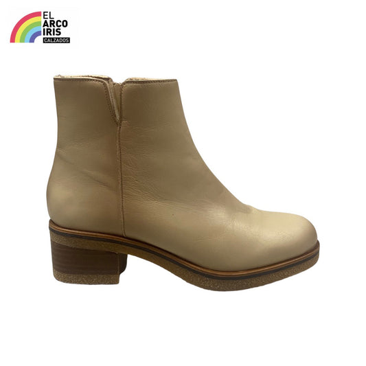 BOTIN MUJER LAUREN 3035/7 LAUREN CREMA